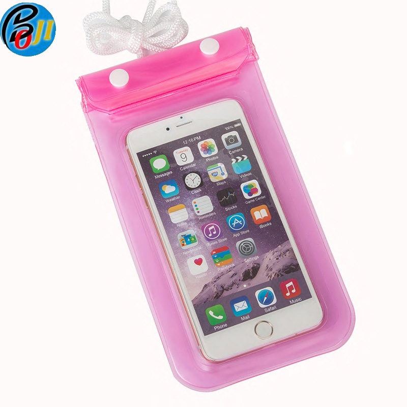 Custom Logo Three waterproof zipper seals to protect the phone pouch compatible with 6.5-inch phones