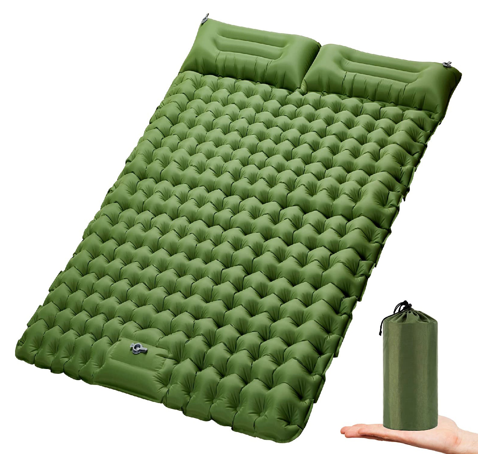 Double Person Camping Sleeping Air Mats Self Inflating Air Mattress Designed for Tent and Family