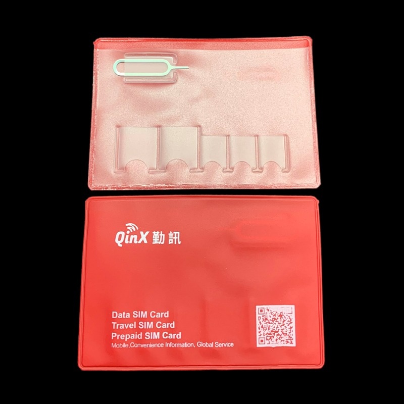 Cheap factory supply PVC plastic card sleeve card case phone rfid sim phone card holder