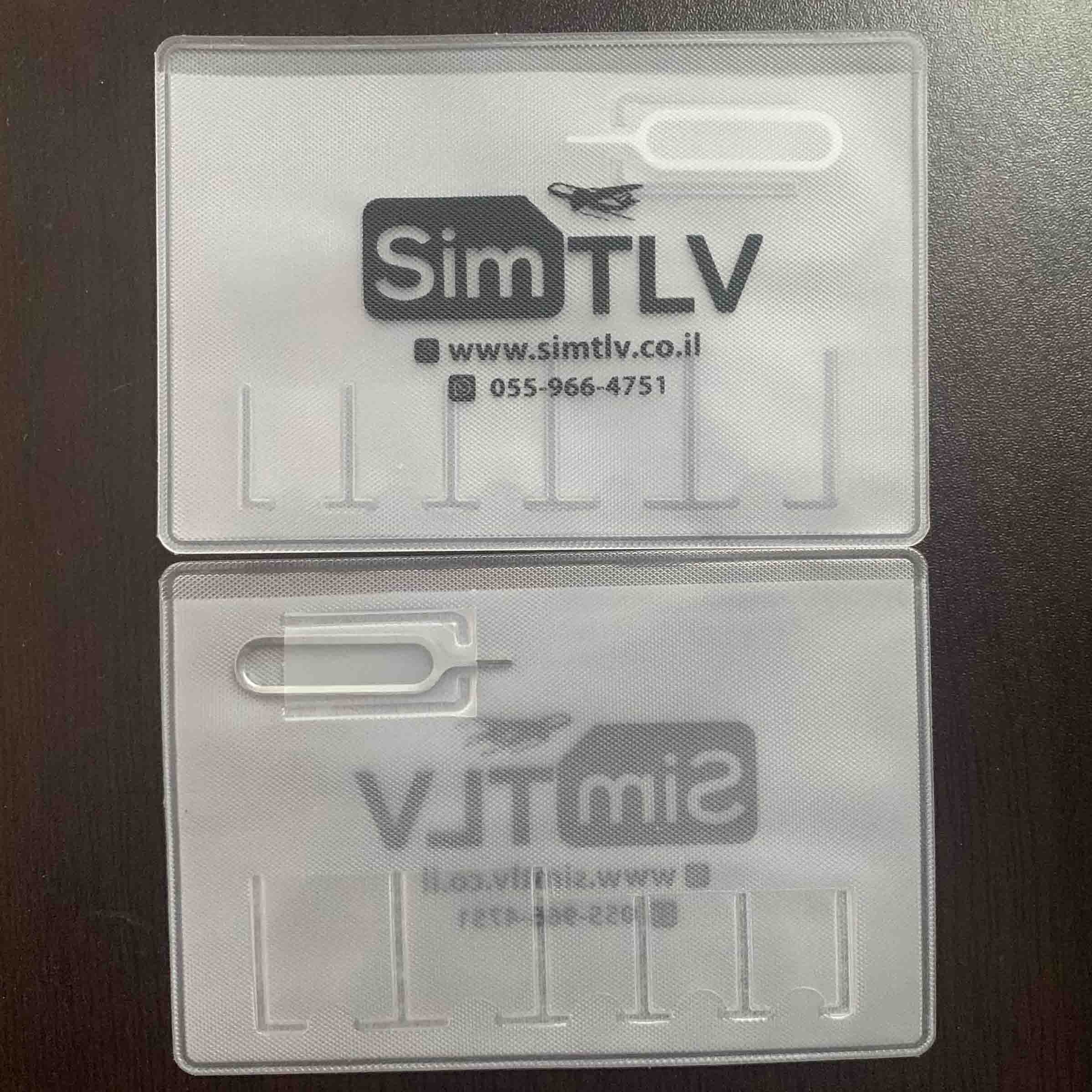 Customized Plastic Nano Micro SIM Card Holder with Pin Tool, Soft PVC SIM Card Sleeve