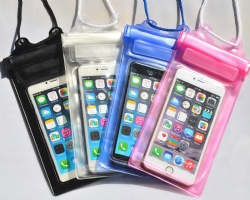 Hot Selling Southeast Asia Folding Zipper Sealed PVC Waterproof Mobile Phone Bag