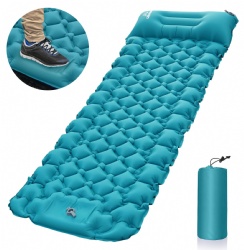 High Quality Sleeping Pad Mat with Built-in Pump Inflatable Sleeping Pad for Camping Hiking Backpacking