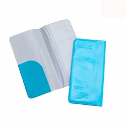 Wholesale leather passport cover fancy travel custom PVC passport holder