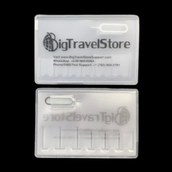 Factory Supply Plastic Card Sleeve, PVC Micro NANO Card holder, SIM card holder