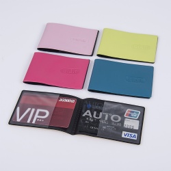 Colorful Fashion Double PVC Oyster Card Holder